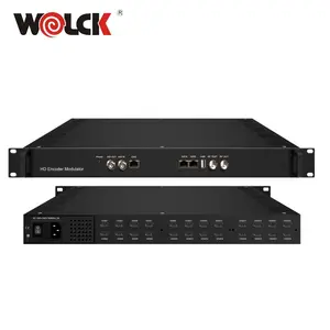 Цифровое оборудование Кодировщик 8/12/16/24 HD-MI Модулятор RF DVB-C DVB-T ISDB-T в быстрой доставке