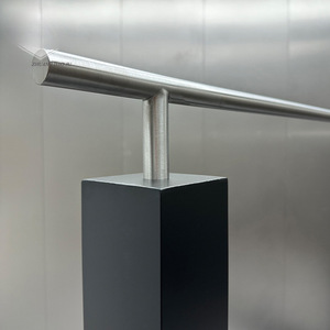 Étagère <span class=keywords><strong>de</strong></span> présentation pour <span class=keywords><strong>magasin</strong></span> <span class=keywords><strong>de</strong></span> vêtements, noire, en acier inoxydable, <span class=keywords><strong>de</strong></span> sol à plafond, modèle Nakajima, assemblage facile, pour marque <span class=keywords><strong>de</strong></span> vêtements féminins, modèle Easy 322 - Product Image 3
