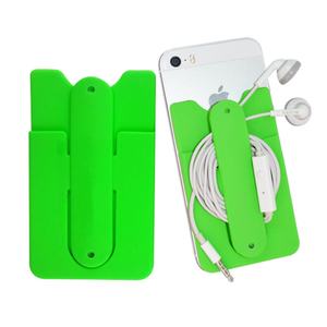 Silicone <b>Mobile</b> <b>Phone</b> Back Sticker Wallet Touch C Slap Universal Cell <b>Phone</b> <b>Stand</b> Back Sticker Credit Card Holder - Product Image 3