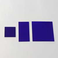 Verre flotté bleu cobalt industriel, miroir d'observation spécial à la flamme