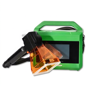 Machine de gravure laser à fibre portable de petite taille, très vendue, avec prise en charge DXF, refroidissement par air 20W/30W/50W pour gravure sur métal - Product Image 1