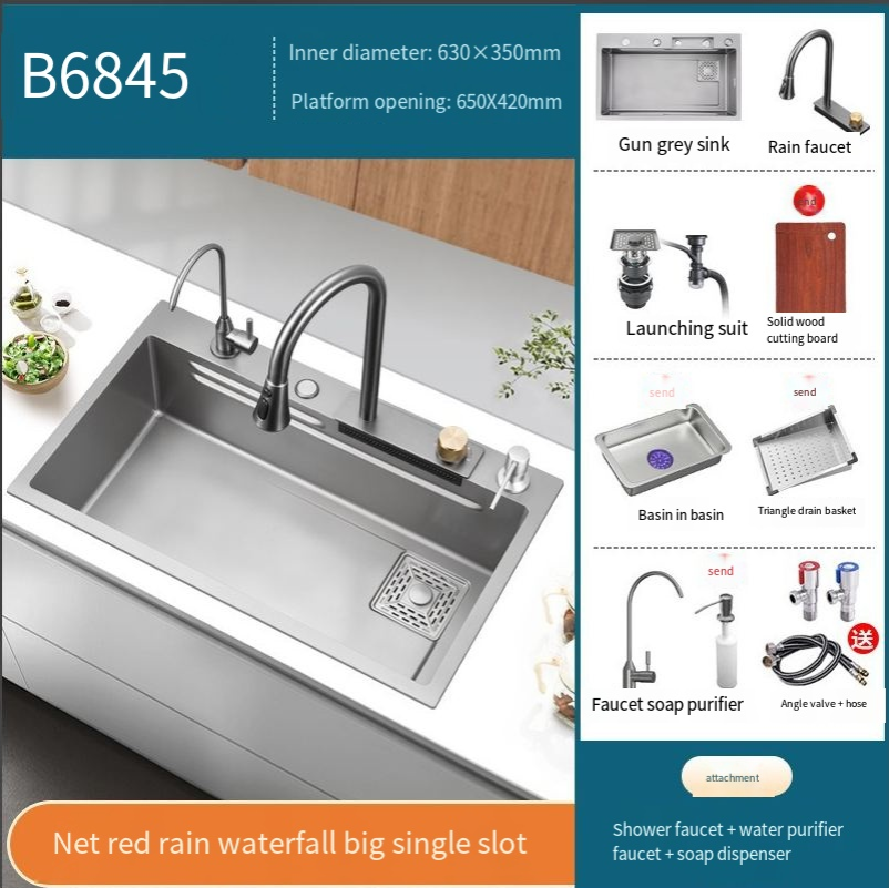 Gun gray 6845 nano raindance b set