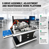 Banc d'entraînement pour moteur de véhicule électrique avec structure métallique, système de simulation intelligent à plus de 80 points de défaillance pour laboratoire automobile universitaire