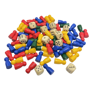 Vente en gros de petites pièces de rechange Multi Ludo Halma pour jeux de table en bois jetons pions d'échecs en bois pour adultes - Product Image 6