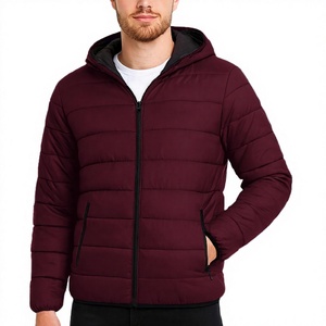Veste matelassée unisexe personnalisée avec logo, vêtements de rue pour hommes, veste d'hiver épaisse et chaude, veste d'hiver pour hommes - Product Image 1