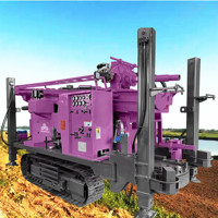 Machine de forage de puits d'eau de type Top Drive, équipement de forage de puits sur chenilles
