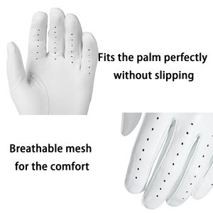 ถุงมือกอล์ฟหนัง cabretta แบบนิ่มสำหรับผู้ชายและผู้หญิงถุงมือกอล์ฟปรับโลโก้ได้ตามต้องการ - Product Image 3