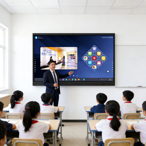 Pizarra Interactiva Iboard <span class=keywords><strong>de</strong></span> 75 Pulgadas con 20 Puntos Táctiles, Monitor USB WIFI, Software <span class=keywords><strong>de</strong></span> Pizarra Digital, Altavoces Integrados <span class=keywords><strong>para</strong></span> Educación y Formación - Product Image 1