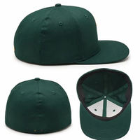 Topi Baseball Snapback Oem Hop Men Cotton 6 Panel Bordir 3D Logo Custom Flat Brim