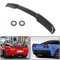 Aileron d'aile de couvercle de coffre arrière en plastique ABS pour Corvette C6 ZR1 2005-2013 Accessoire de garniture d'aile de becquet arrière