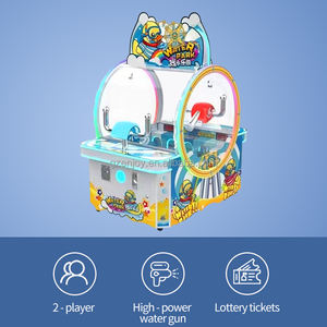 เครื่องเล่<span class=keywords><strong>น</strong></span>เกมหยอดเหรียญหรือเกมวิดีโออาร์เคดสำหรับเด็กอายุ 3 6 8 ปี เกมยิงเป้าแบบอินเทอร์แอคทีฟสำหรับเด็กใ<span class=keywords><strong>น</strong></span>ร่ม อุปกรณ์ธุรกิจเกม - Product Image 2