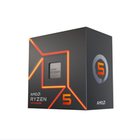 NUEVO Procesador para PC de Escritorio 5 7500F, Alto Rendimiento para Juegos, 6 Núcleos, 12 Subprocesos, Tecnología de 5nm, TDP 65W, Frecuencia 3.7GHz, AM5