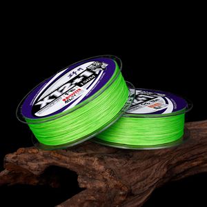 Ligne de pêche tressée Noi à 12 brins, 150 m, vert fluorescent, haute résistance, ligne principale en PE pour la pêche en mer - Product Image 1