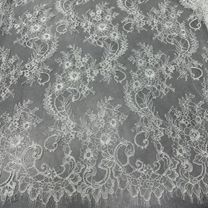 Moda eco-friendly in poliestere Nylon ciglia di <span class=keywords><strong>pizzo</strong></span> <span class=keywords><strong>francese</strong></span> cordino in <span class=keywords><strong>pizzo</strong></span> <span class=keywords><strong>per</strong></span> la signora di nozze abiti da donna tovaglia - Product Image 1