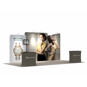 Tùy chỉnh xách tay nhôm triển lãm thương mại hiển thị gian hàng có thể gập lại với tùy chỉnh đồ họa triển lãm thương mại Triển Lãm Đứng - Product Image 3