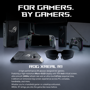 Lunettes intelligentes AR ROG XREAL R1 2026, taux de rafraîchissement élevé de 240 Hz, compatibles avec l'ensemble de l'écosystème ROG, écran de jeu géant de 171 pouces, non VRAI - Product Image 4