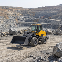 Harga Pabrik Wheel Loader Kapasitas 3 Ton Daya 92kW Articulated Hydraulic Front Loader untuk Pekerjaan Pertanian dan Perkebunan