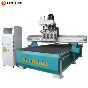 الأكثر مبيعًا أداة تغيير هوائي 3 رؤوس CNC جهاز توجيه فراغ ATC 4x8 أقدام متعددة العمليات أثاث باب خشبي - Product Image 5