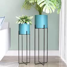 Soporte de Metal para maceta, soporte para maceta, contenedor de jardín de hierro a prueba de herrumbre para macetas, soportes para plantas de interior y exterior - Product Image 6