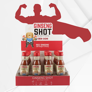 Bán buôn tùy chỉnh 30ml Panax Ginseng chiết xuất bằng miệng lỏng nước trái cây Gừng Mật Ong Chanh Nhân Sâm năng lượng uống shot - Product Image 3