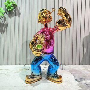 Precio al por Mayor, Decoración para el Hogar con Diseño <span class=keywords><strong>de</strong></span> Popeye, Resina <span class=keywords><strong>de</strong></span> Fibra <span class=keywords><strong>de</strong></span> Vidrio para Esculturas Artísticas, Nuevo Producto - Product Image 5