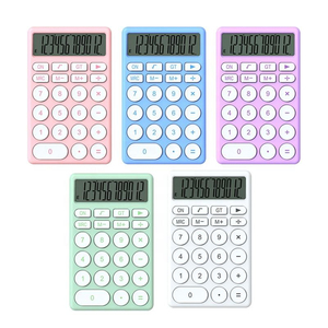 เครื่องคิด<span class=keywords><strong>เลข</strong></span>ตั้งโต๊ะแบบพกพา 12 หลัก จอ LCD ขนาดใหญ่ สีสันสดใส เครื่องคิด<span class=keywords><strong>เลข</strong></span>พื้นฐานสำหรับสำนักงาน โรงเรียน <span class=keywords><strong>บ้าน</strong></span> ธุรกิจ การบัญชี - Product Image 1