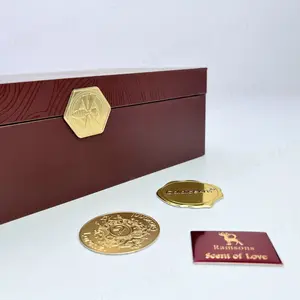 맞춤형 금속 편지 양각 니켈 데칼 라벨 스티커 자체 접착 3D 금속 스티커
