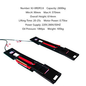 Elevador de Tijera Hidráulico Karjoys, Elevador de Autos Portátil, Capacidad de 2.8T, Altura de 570 mm, Fácil de Operar, Móvil, el Más Vendido para Uso Doméstico - Product Image 2