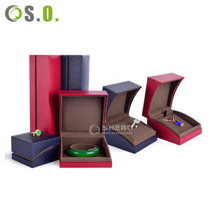 Caja de Joyería Personalizada de Cuero PU con Inserto de Terciopelo, Caja de Cuero Artificial de Alta Gama para Colgantes y Pendientes, Caja de Papel con Logotipo de Fábrica de Joyería - Product Image 6