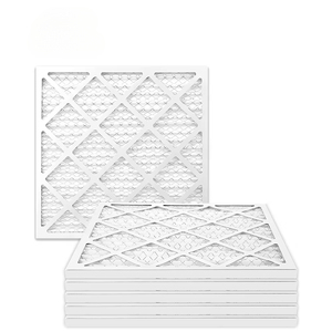 ไส้กรองอากาศสำหรับระบบ HVAC ราคาโรงงาน ขนาด 12x20x1 14x14x1 20x20x1 MERV 8 11 13 14 16 F6 F7 กรอบกระดาษแข็ง แบบจีบ สำหรับเครื่องปรับอากาศและเตาทำความร้อน - Product Image 1