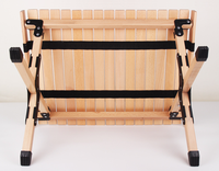 Table pliante pour l'extérieur Table à oeufs portable Camping Home Self Driving Tour Table de pique-nique pour barbecue en bois massif