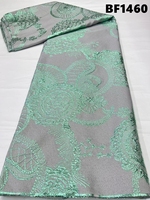 Tissu en dentelle brocart nigérian prix usine, tissu jacquard brocart damassé pour robes de mariée, tissus pour vêtements féminins