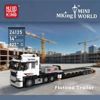 Mouldking 24135 Camion Remorque Plateau Briques de Construction en Plastique ABS Jouet Éducatif Électronique 927 Pièces pour Enfants