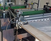 Machine automatique de fabrication de sacs à fruits contrôlée par PLC avec découpe à froid et scellage à chaud pour les sacs de courses en plastique