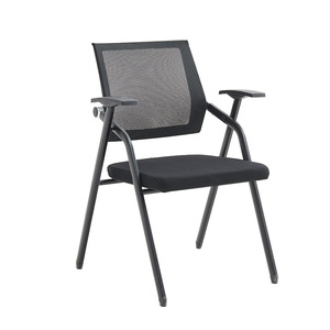 Modern Ergonomic Executive Extendable <b>Foldable</b> Office Chair Nylon Mesh Fabric Gliding Base <b>Desk</b> Writing Board for Home Office - Product Image 4