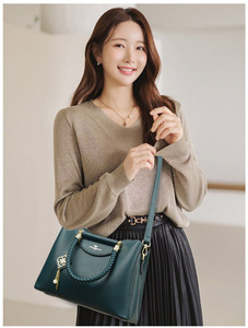 Bolsos cruzados de diseño de moda, bolsos de hombro de cuero PU de alta calidad, bolsos de mano casuales de lujo para mujer - Product Image 4