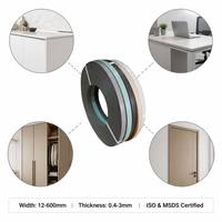 Bande de chantournage MINGBANG 0,4 mm-3 mm haute brillance pour porte d'armoire de cuisine, bande d'étanchéité en PVC souple imperméable 12-600 mm