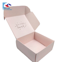 Feuille d'aluminium argenté personnalisé, lot de, emballage cadeau, boîte en papier rose, vente en gros