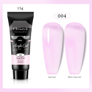 Gel <span class=keywords><strong>de</strong></span> extensión <span class=keywords><strong>de</strong></span> <span class=keywords><strong>uñas</strong></span> <span class=keywords><strong>de</strong></span> Color desnudo <span class=keywords><strong>de</strong></span> 15ml, rosa, blanco, claro, desnudo, Gel <span class=keywords><strong>de</strong></span> construcción rápida, <span class=keywords><strong>esmalte</strong></span> <span class=keywords><strong>de</strong></span> <span class=keywords><strong>uñas</strong></span> <span class=keywords><strong>de</strong></span> Gel duro UV semipermanente - Product Image 4