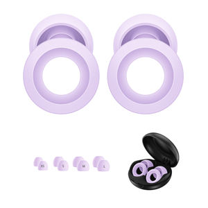 Anpassbare ausgehöhlte 4-teilige Ohr stöpsel Geräusch unterdrückung Gehörschutz Wieder verwendbare schall dichte Sicherheits-Ohr stöpsel für den Schlaf - Product Image 5