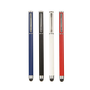 Geperonaliseerde blauwe gelpen voor zakelijke vergaderingen, handtekening, 0,7 mm, multifunctioneel touchscreen, reclame, plastic balpen met logo - Product Image 5