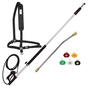 Baguette Extension télescopique, 5 m, 20 pieds, <span class=keywords><strong>pour</strong></span> nettoyer les zones hautes comme les murs de la seconde année, les guteuses et les soffts - Product Image 1