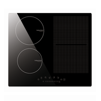 Verre cristallin à commande vocale horizontale demi-pont pour plaque à induction