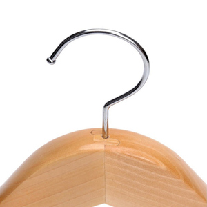 Chất Lượng Cao Tùy Chỉnh Gỗ Tự Nhiên Móc Áo Trẻ Em Vai Rộng Quần Áo Móc Áo Bằng Gỗ Cho Quần Áo - Product Image 5