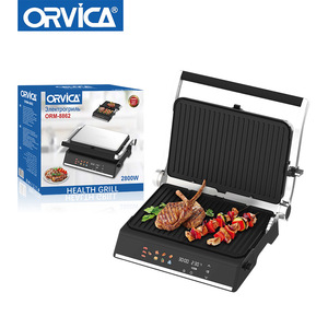 เครื่องทำสเต็ก, แซนด์วิช, วาฟเฟิล ORVICA มาตรฐานยุโรป พร้อมหน้าจออัจฉริยะ สำหรับครัวเรือน - Product Image 1