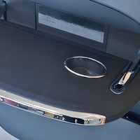 Table de repas pliable pour siège arrière en ABS noir pour Fangchengbao Bao 7 FCB TAITAN 7 Leopard 7