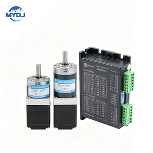 Motor paso a paso híbrido MingYang NEMA17 de 28 mm con motor de CC de 1.8, reductor de turbina 28GP-28ST, caja de engranajes planetaria, soporte, 2 fases, 12 V CC - Product Image 1