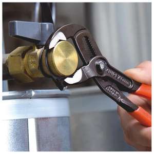 KNIPEX 87 02 250 Cobra®Pince à pompe à eau High-Tech avec poignées fines multi-composants gris atramentisé 250 mm - Product Image 2