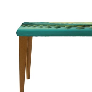 Cubierta de mesa rectangular grande de 4 pies con imagen personalizada, antiaceite y bordes elásticos para comedores y bodas, uso comercial para hoteles - Product Image 5