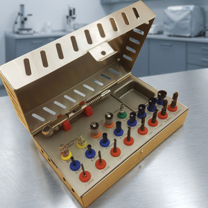 Kit chirurgical d'expansion osseuse électrique pour implants dentaires Rootcare Instruments RI-1502 de haute qualité, à cliquet, certifié CE Classe III - Product Image 2